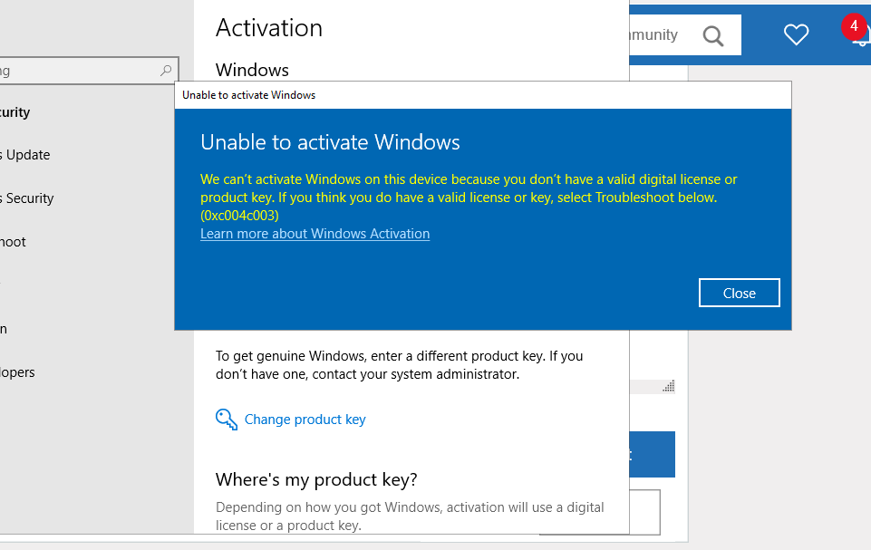 Konvention Inspirere fællesskab Windows Server 2019 Unable to Activate Windows - DailySysAdmin | For all  things IT!